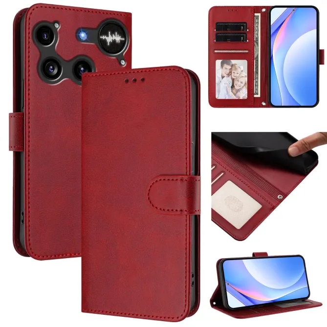 Housse Nothing Phone (3) Simili Cuir RFID Sangle Porte-Cartes