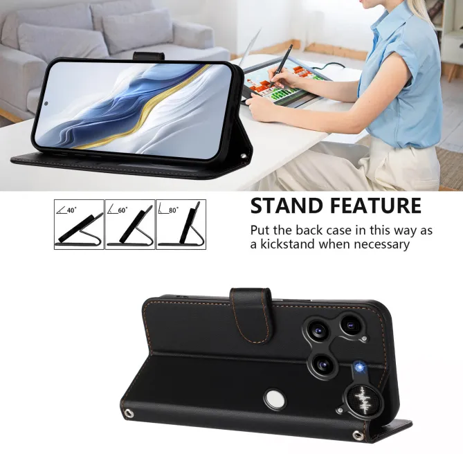 Housse Nothing Phone (3) Simili Cuir Sangle Porte-Cartes 2