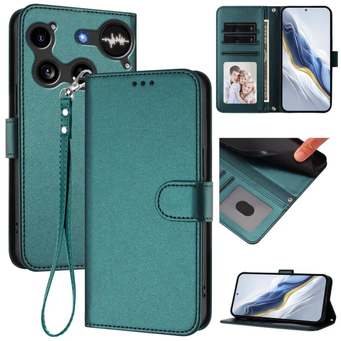 Housse Nothing Phone (3) Simili Cuir Sangle Porte-Cartes 2