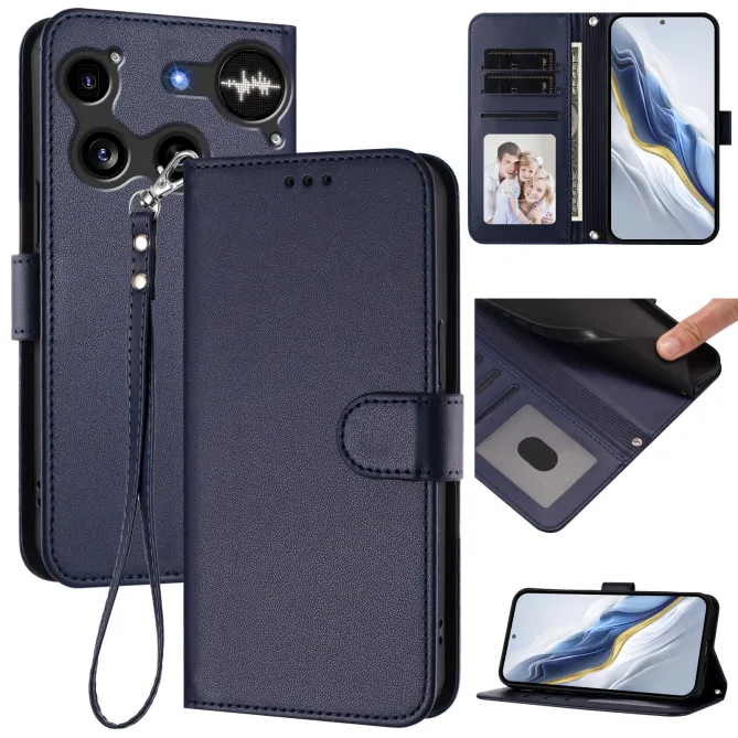 Housse Nothing Phone (3) Simili Cuir Sangle Porte-Cartes 2