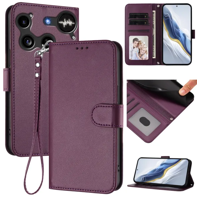 Housse Nothing Phone (3) Simili Cuir Sangle Porte-Cartes 2