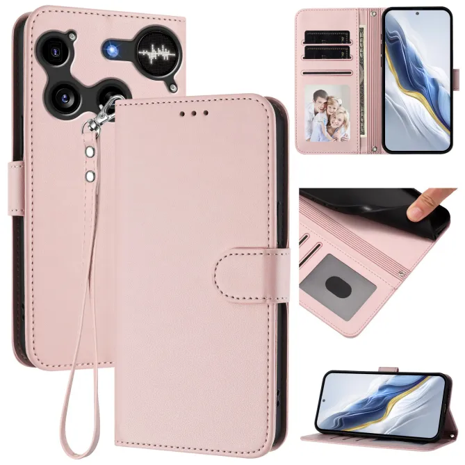 Housse Nothing Phone (3) Simili Cuir Sangle Porte-Cartes 2