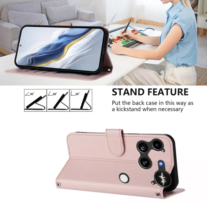 Housse Nothing Phone (3) Simili Cuir Sangle Porte-Cartes 2