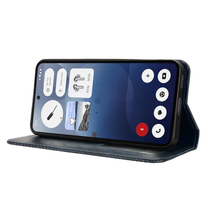 Housse Nothing Phone (3) Simili Cuir Porte-Cartes Rétro