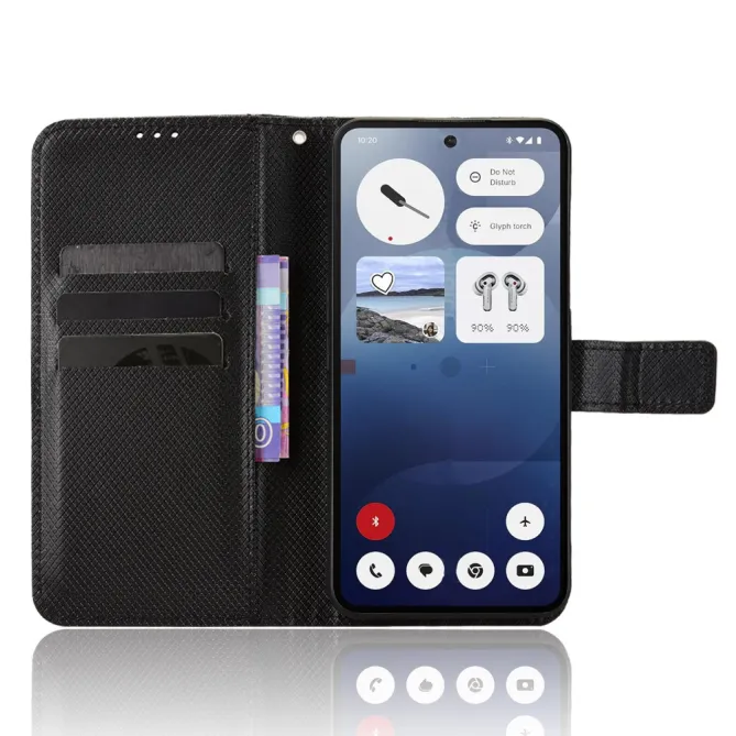 Housse Nothing Phone (3) Simili Cuir Sangle Porte-Cartes 3