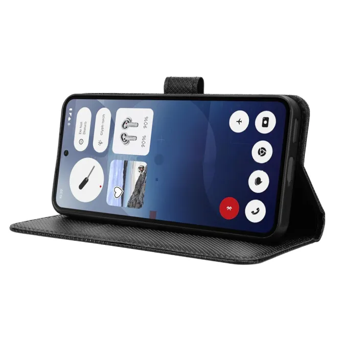 Housse Nothing Phone (3) Simili Cuir Sangle Porte-Cartes 3