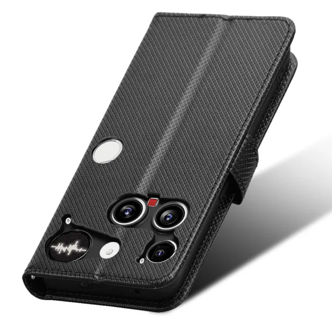 Housse Nothing Phone (3) Simili Cuir Sangle Porte-Cartes 3