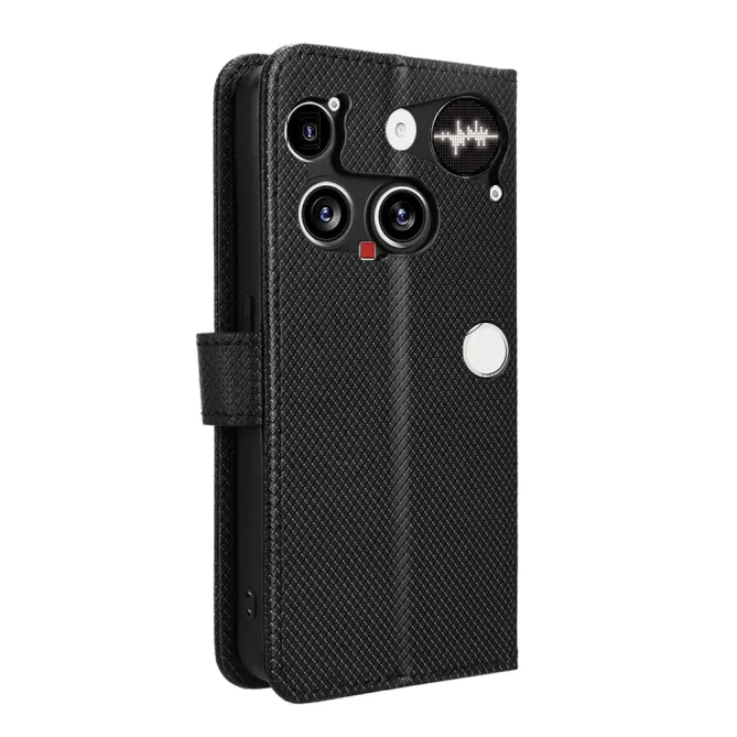 Housse Nothing Phone (3) Simili Cuir Sangle Porte-Cartes 3