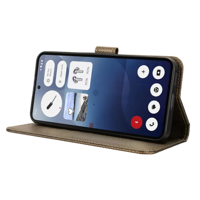 Housse Nothing Phone (3) Simili Cuir Sangle Porte-Cartes 3