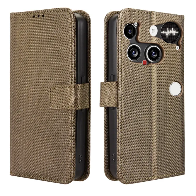 Housse Nothing Phone (3) Simili Cuir Sangle Porte-Cartes 3