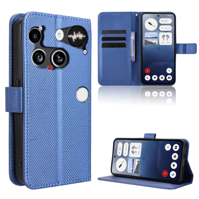 Housse Nothing Phone (3) Simili Cuir Sangle Porte-Cartes 3