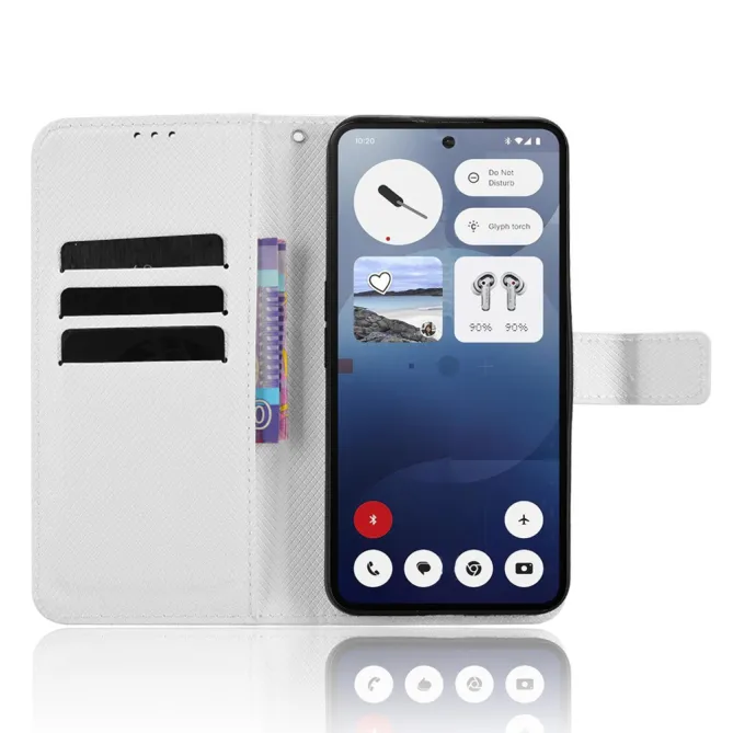 Housse Nothing Phone (3) Simili Cuir Sangle Porte-Cartes 3