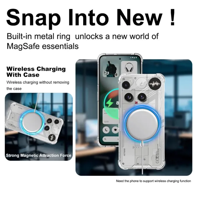 Coque Nothing Phone (3) TPU Transparent Antichoc Protection 4