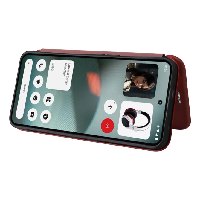 Coque Nothing Phone (3) Simili Cuir Antichoc Protection