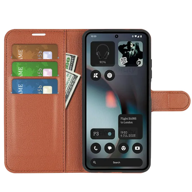 Coque Nothing Phone (3) Simili Cuir Antichoc Protection 2