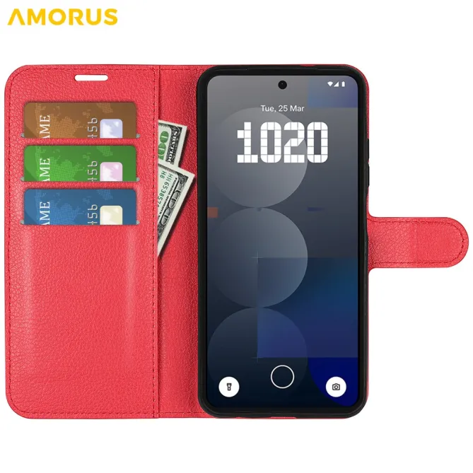Housse Nothing Phone (3a) Pro Simili Cuir Porte-Cartes 10