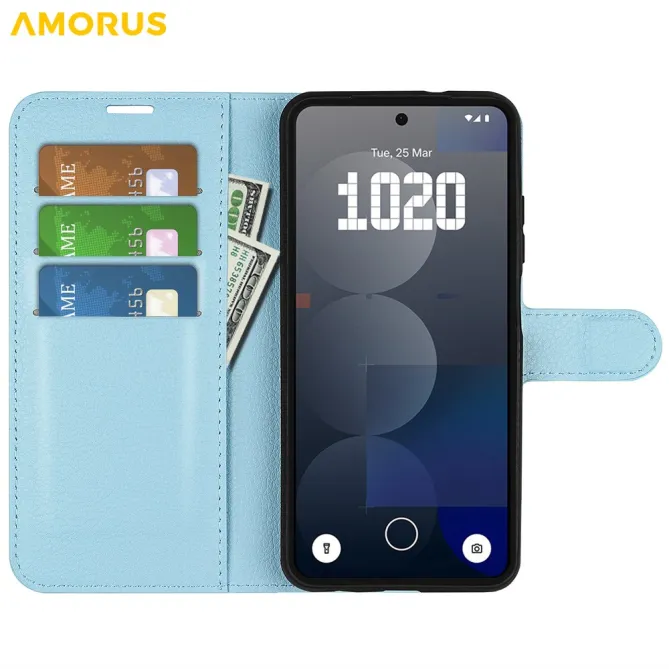 Housse Nothing Phone (3a) Pro Simili Cuir Porte-Cartes 10