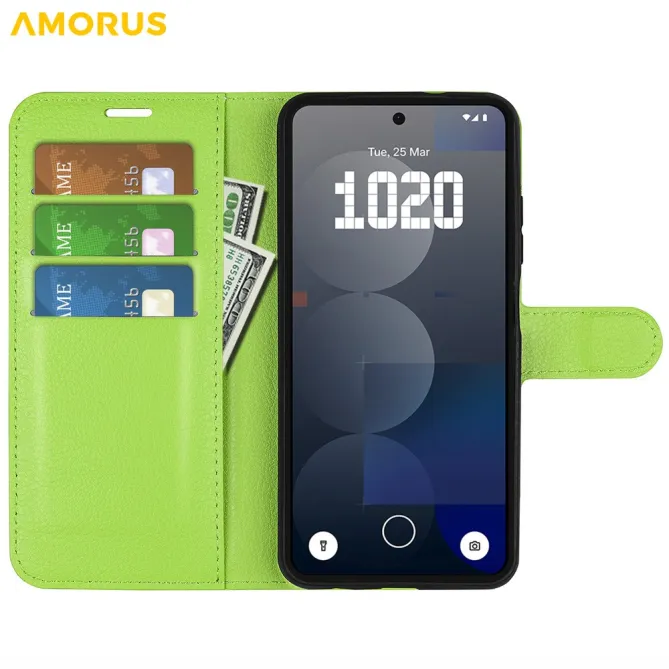 Housse Nothing Phone (3a) Pro Simili Cuir Porte-Cartes 10