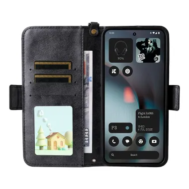 Housse Nothing Phone (3) Simili Cuir Sangle Porte-Cartes 4