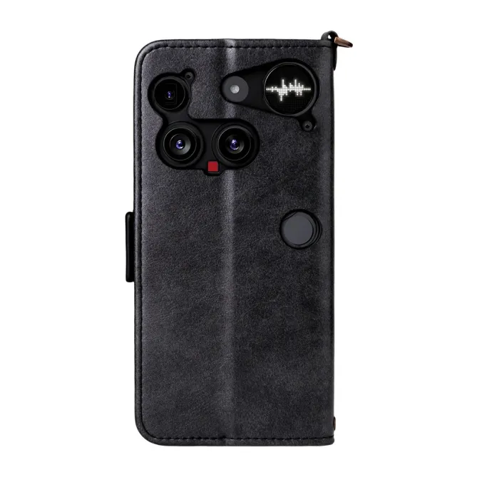 Housse Nothing Phone (3) Simili Cuir Sangle Porte-Cartes 4