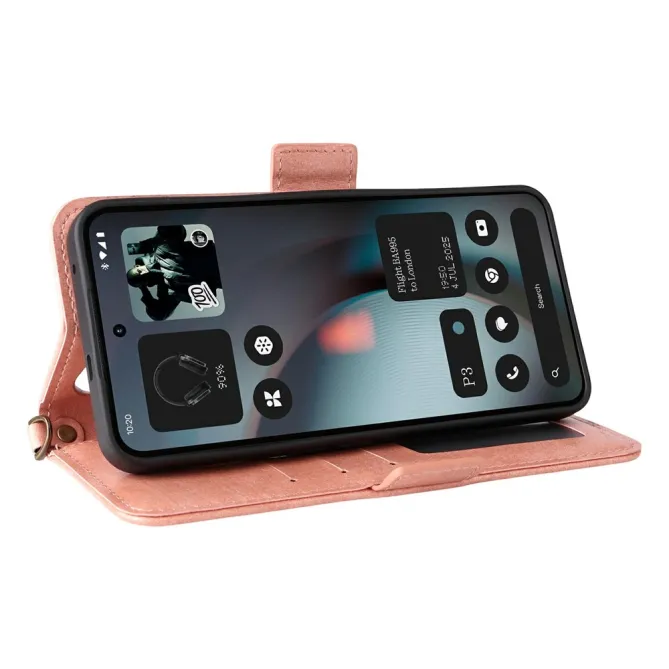 Housse Nothing Phone (3) Simili Cuir Sangle Porte-Cartes 4