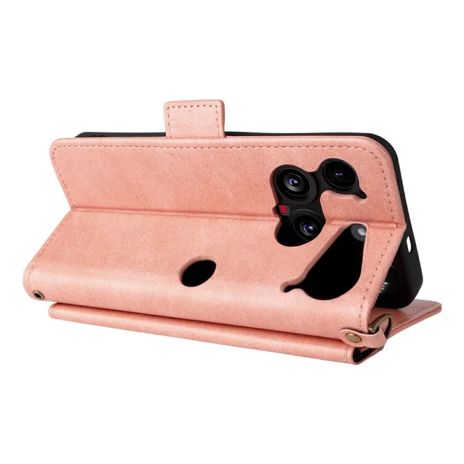 Housse Nothing Phone (3) Simili Cuir Sangle Porte-Cartes 4