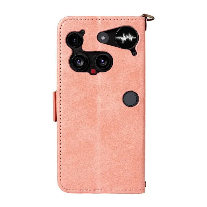Housse Nothing Phone (3) Simili Cuir Sangle Porte-Cartes 4