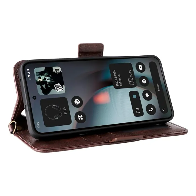 Housse Nothing Phone (3) Simili Cuir Sangle Porte-Cartes 4