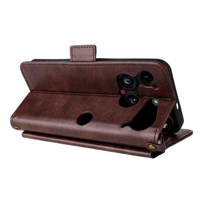 Housse Nothing Phone (3) Simili Cuir Sangle Porte-Cartes 4