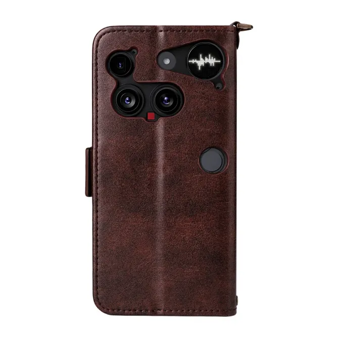 Housse Nothing Phone (3) Simili Cuir Sangle Porte-Cartes 4