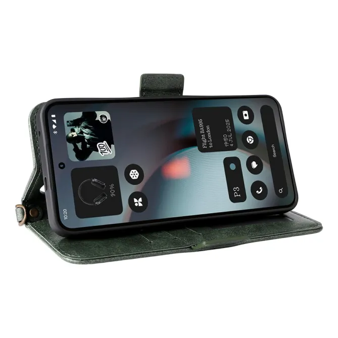 Housse Nothing Phone (3) Simili Cuir Sangle Porte-Cartes 4