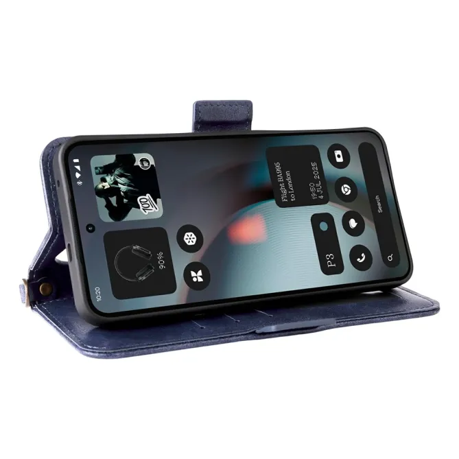 Housse Nothing Phone (3) Simili Cuir Sangle Porte-Cartes 4