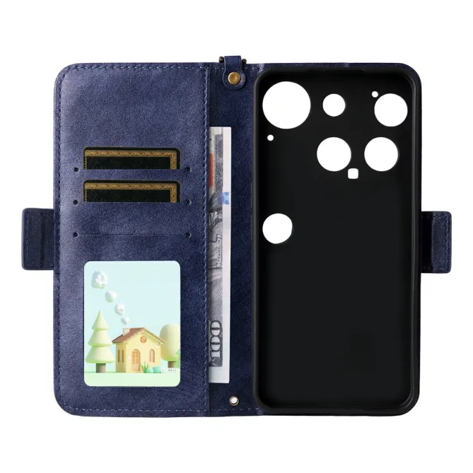 Housse Nothing Phone (3) Simili Cuir Sangle Porte-Cartes 4