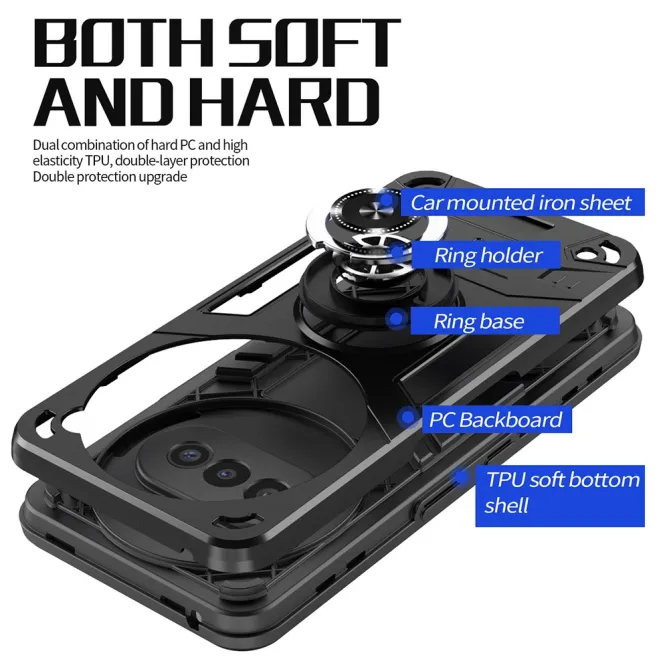 Coque Nothing Phone (3a) TPU Anneau Protection