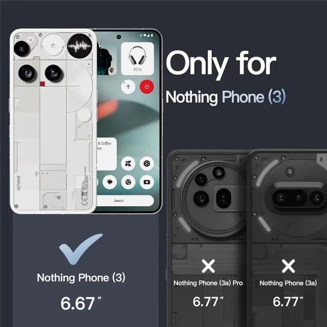 Coque Nothing Phone (3) TPU Transparent Protection 4