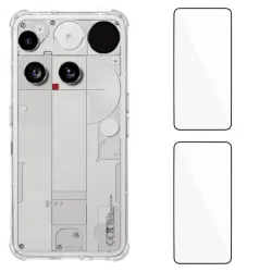 Pack Coque Transparente Nothing Phone 3 5G + 2 Verres Trempés