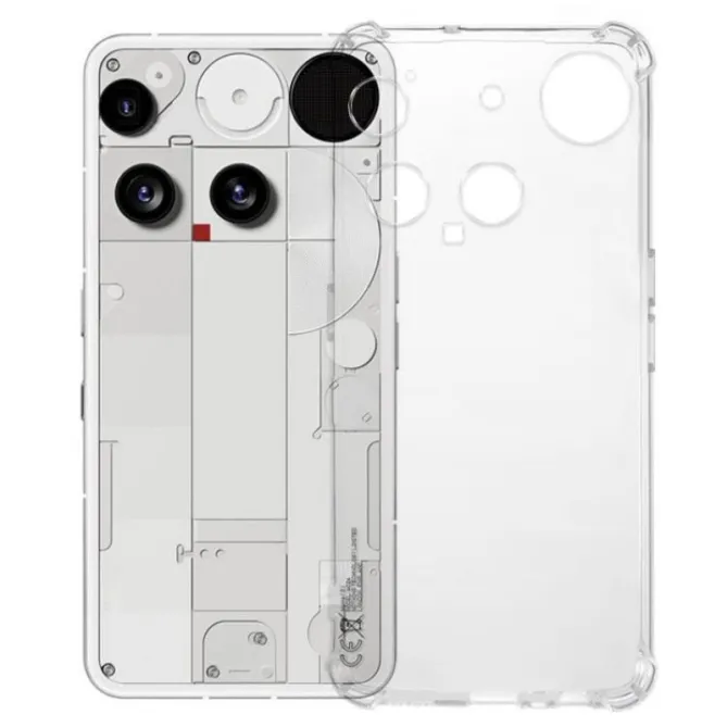 Pack Coque Transparente Nothing Phone 3 5G + 2 Verres Trempés