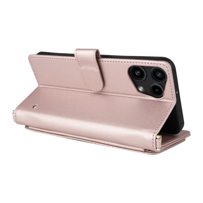 Housse Nothing Phone (3a) Lite Portefeuille Matelassé avec Bandoulière et Dragonne