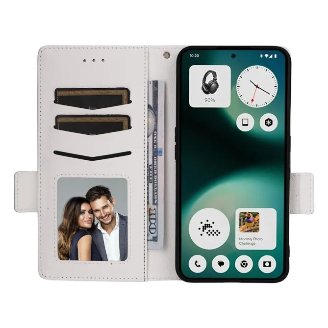 Housse Nothing Phone (3a) Lite effet cuir à Lanière | FOLKEN