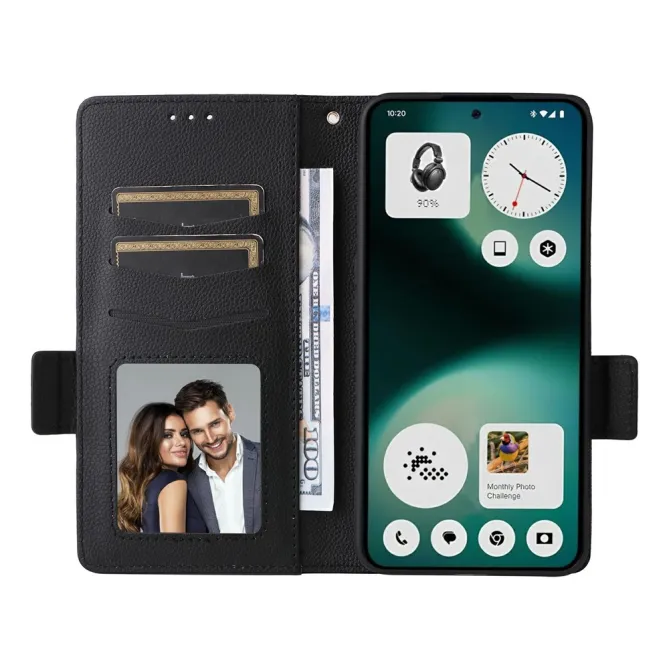 Housse Nothing Phone (3a) Lite effet cuir à Lanière | FOLKEN