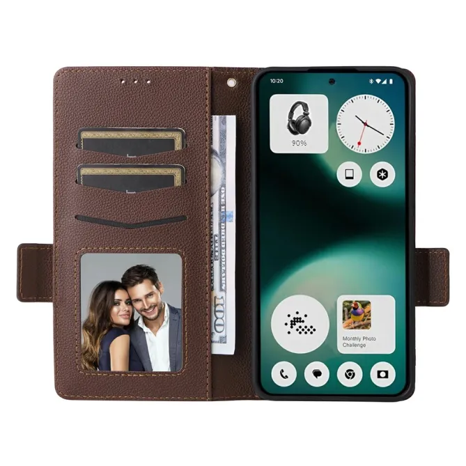 Housse Nothing Phone (3a) Lite effet cuir à Lanière | FOLKEN