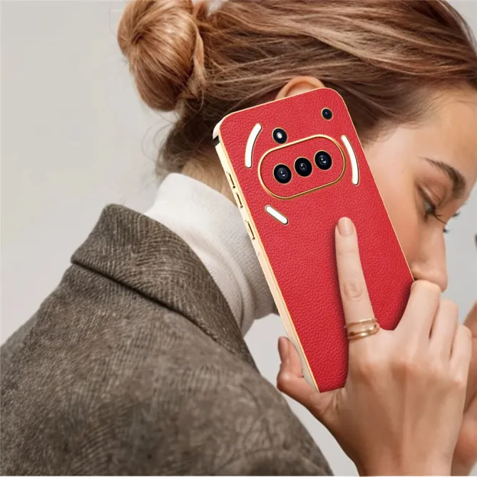 Coque Nothing Phone (3a) Simili Cuir Protection 34