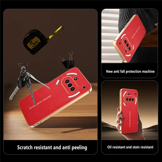 Coque Nothing Phone (3a) Simili Cuir Protection 34