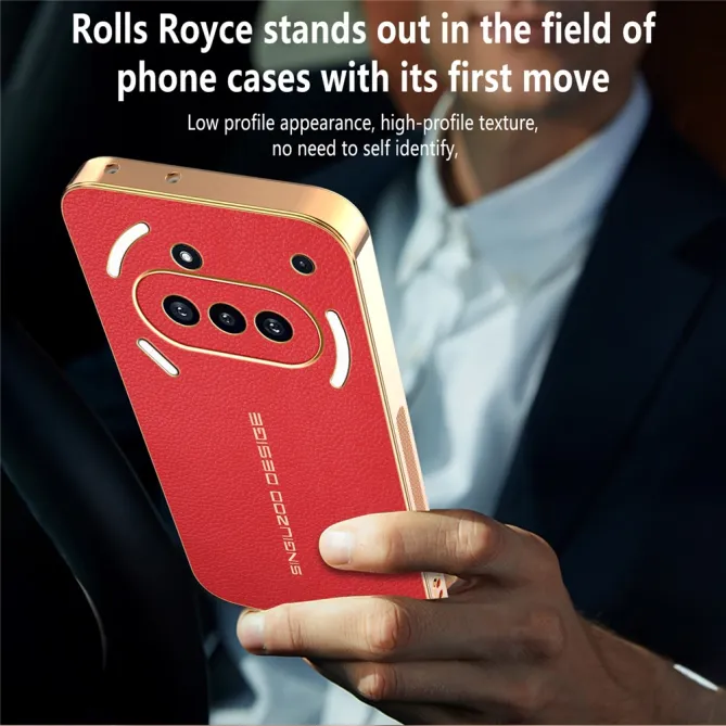 Coque Nothing Phone (3a) Simili Cuir Protection 34