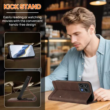 Coque Nothing Phone (3a) Lite Simili Cuir Protection 4