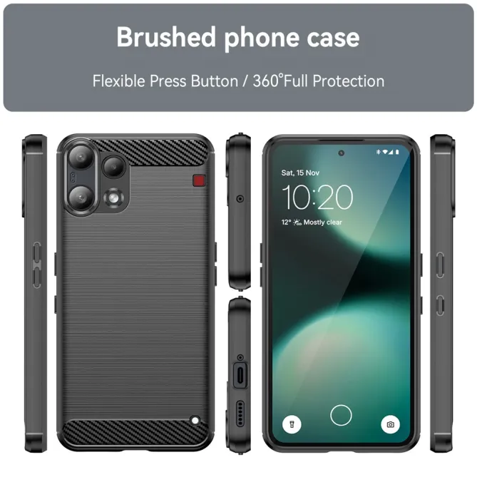 Coque Nothing Phone (3a) Lite Fibre de Carbone Protection 2