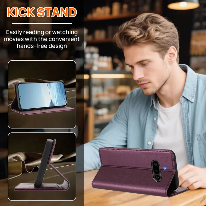 Housse Nothing Phone (3a) Simili Cuir RFID Porte-Cartes 4