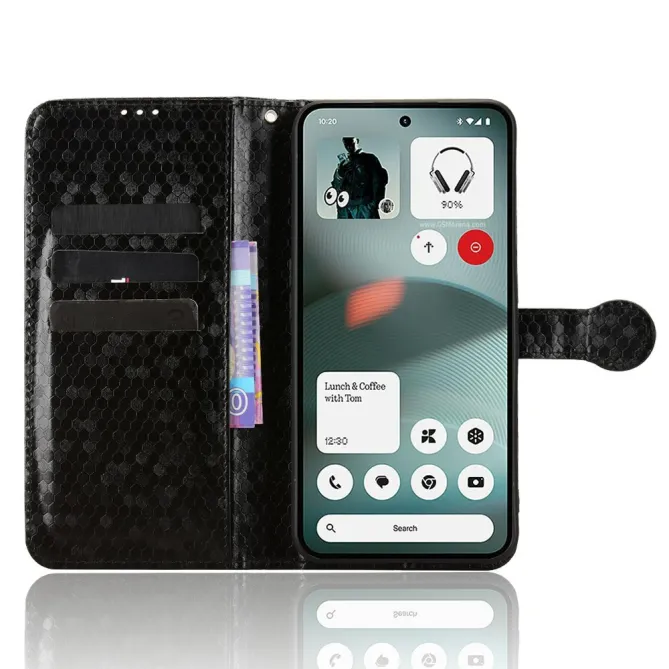 Housse Nothing Phone (3a) Lite Simili Cuir Sangle Porte-Cartes 2