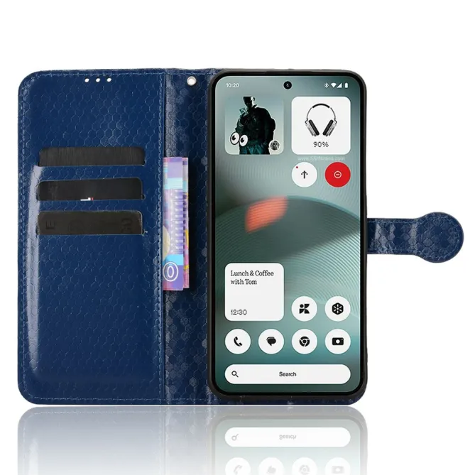 Housse Nothing Phone (3a) Lite Simili Cuir Sangle Porte-Cartes 2