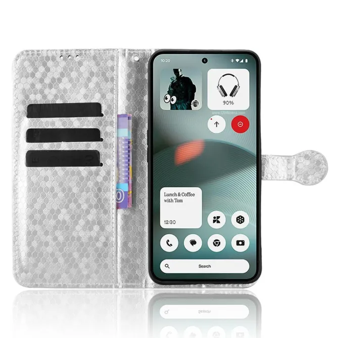 Housse Nothing Phone (3a) Lite Simili Cuir Sangle Porte-Cartes 2